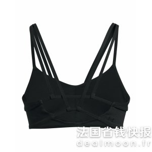 Under ArmourMERIDIAN 轻度支撑黑色运动内衣