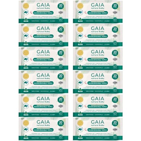 GaiaGAIA 婴儿水湿巾 12包
