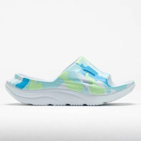 Hoka One OneOra Recover Slide 3 Men s Sandals Illusion White