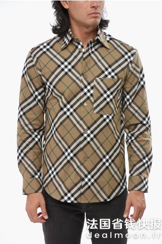 Burberry仅剩S码 男女都能穿！！Checked 格纹衬衫