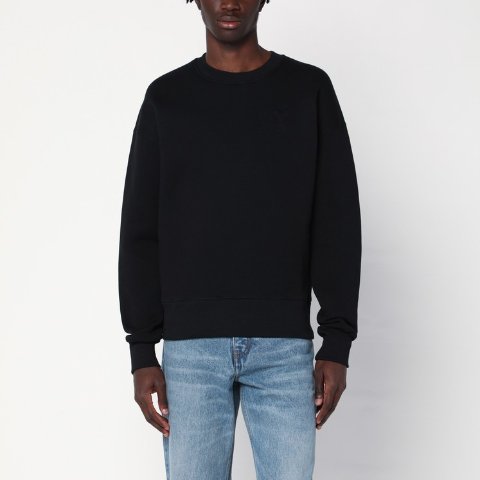 Ami De Coeur 黑色圆领卫衣