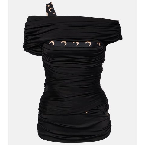 MARINE SERREMarine Serre Body Shelter 露肩上衣 Jersey款