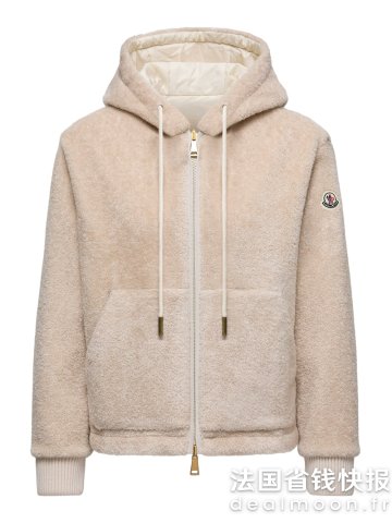 Moncler抓绒连帽夹克