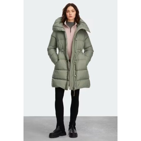 Montgomery Wool Coat Tonal Label