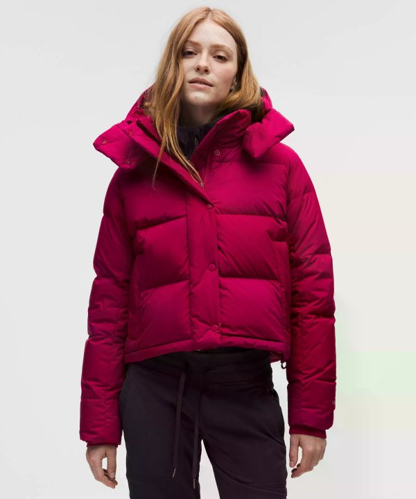 Lululemon Wunder Puff 羽绒短夹克 600蓬