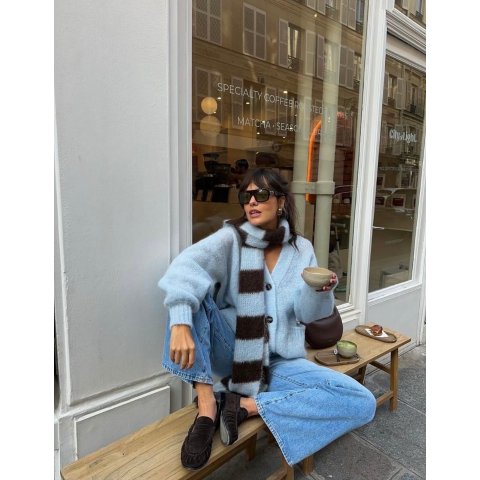 Margiela 羊驼毛棉羊毛开衫