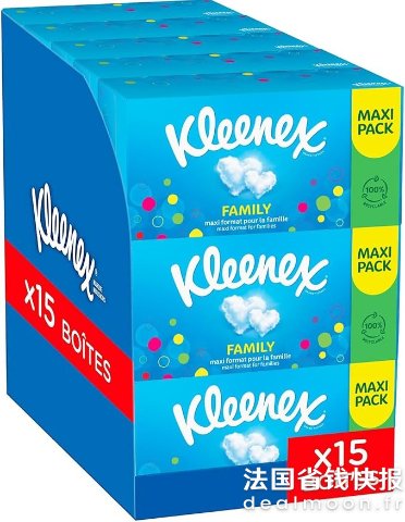 KleenexKleenex Family纸巾 128抽x15盒