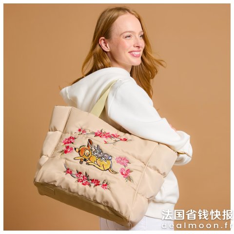 Bambi 菱格单肩包