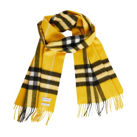 Cashmere 羊绒围巾 黄色