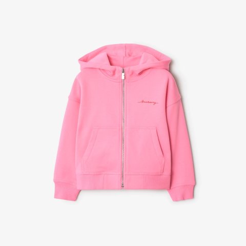 BurberryCotton Zip Hoodie 3-14 Years