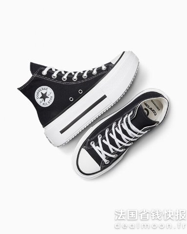 Converse All Star 厚底帆布鞋