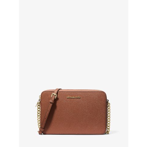 Michael KorsJet Set Large Saffiano Leather Crossbody Bag