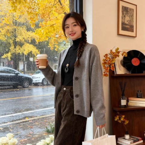 arket羊绒小开衫