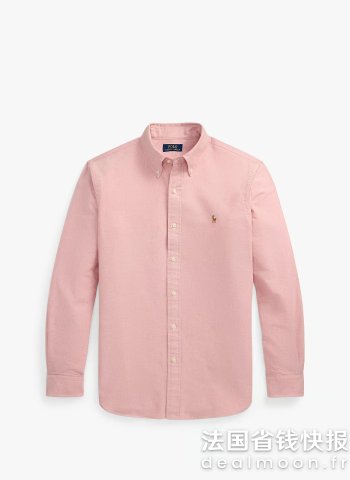 Polo Ralph Lauren小鹿粉色棉质衬衫