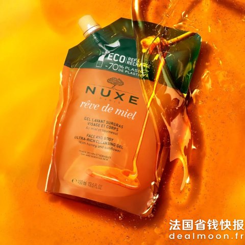 Nuxe蜂蜜洁面啫喱补充装 400ml