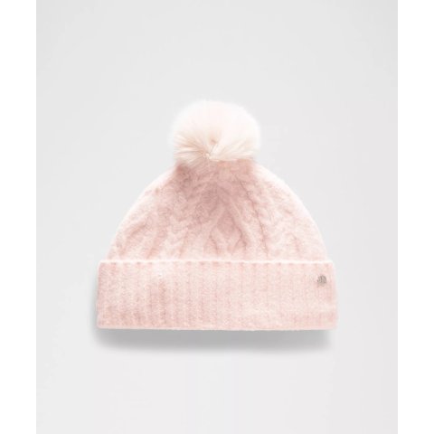 Alpaca 针织羊毛混纺毛球帽 加绒