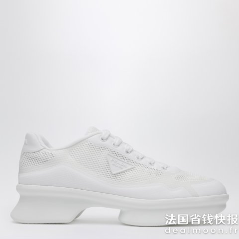 PradaPrada 低帮网布运动鞋 白色