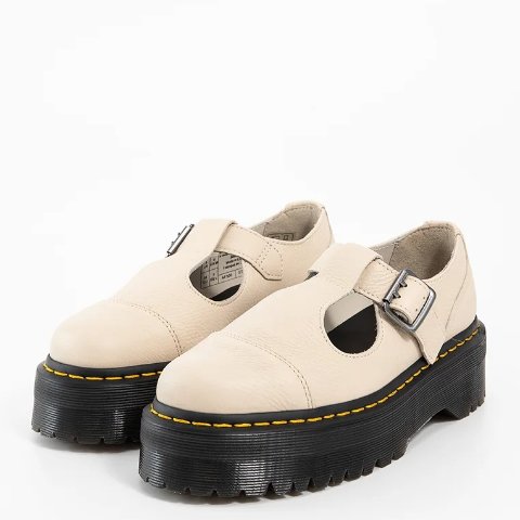 BETHAN 厚底乐福鞋 米白