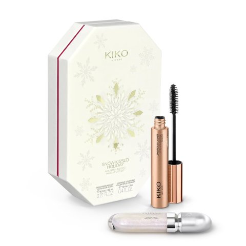 Kiko Milano3D水润唇彩和丰盈睫毛膏Snow-Kissed 节日彩妆套装