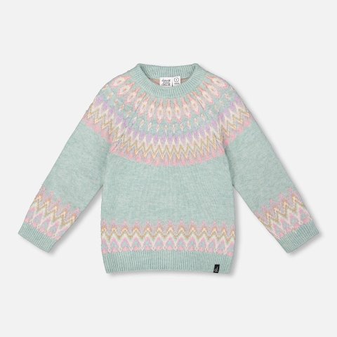 Sweater 挪威花纹毛衣 蓝色