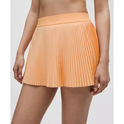 Varsity 高腰百褶裙