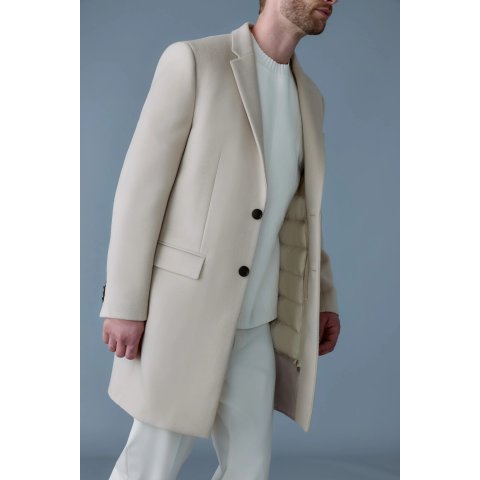 MackageSKAI-SLB Wool Coat with Removable Down Liner