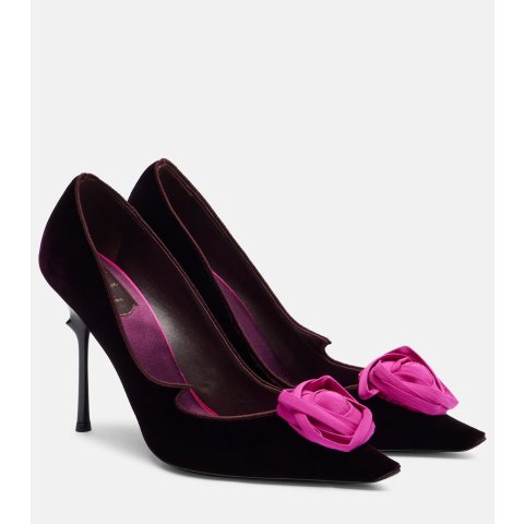 Roger VivierRose Vivier Velvet Pumps Size 100
