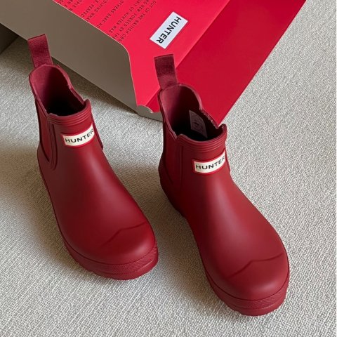 Hunter Original Chelsea靴 黑色