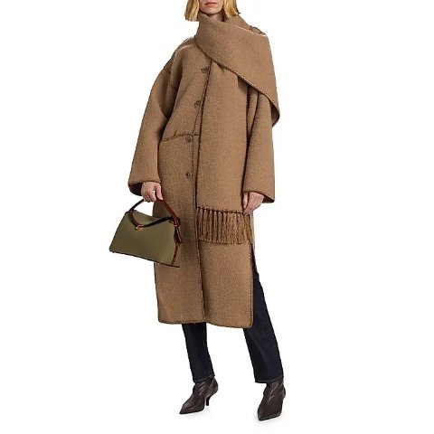 TotemeGet $100,Spend$1000 Get $200Embroidered Scarf Coat