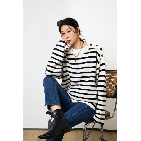 arketOversize 爆款条纹针织