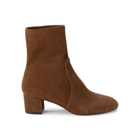 Stuart WeitzmanSofia Block Heel Suede Sock Boots