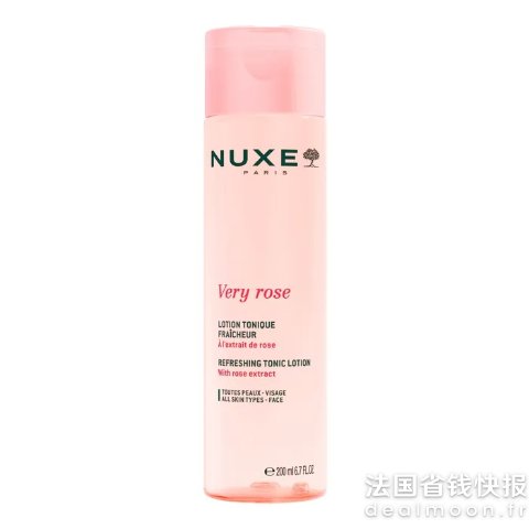 Nuxe玫瑰爽肤水 200ml