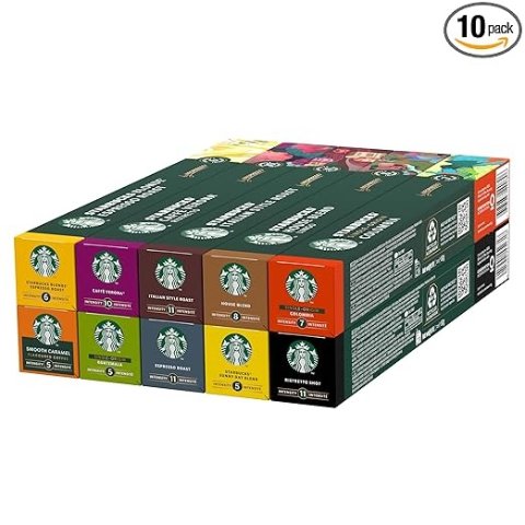 Starbucks每杯只要€0.33STARBUCKS Nespresso咖啡胶囊 混合装 100粒