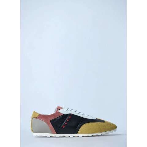 MarniSofty Soccer Leather Sneakers
