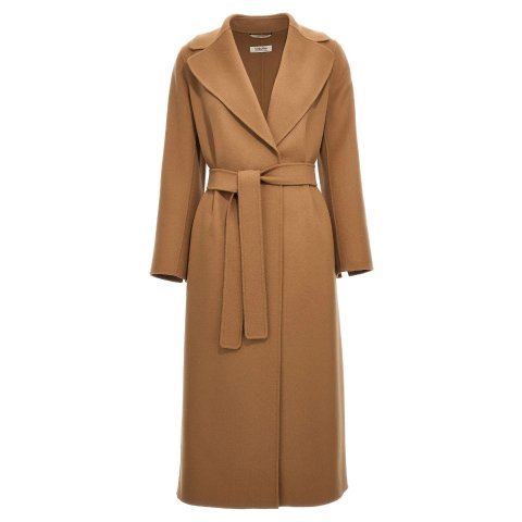  S MAX MARA S  Poldo Belted Long-Sleeved Coat