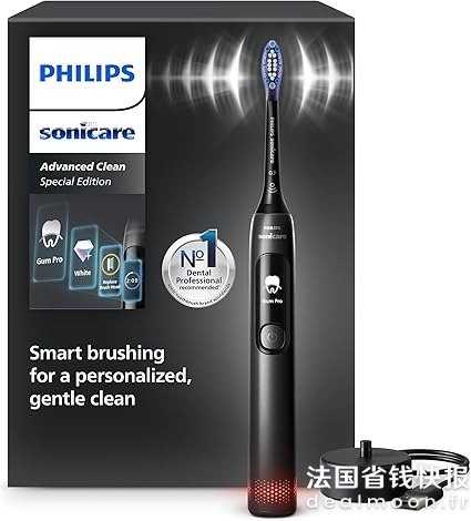 PhilipsHX3792/11 声波黑色电动牙刷