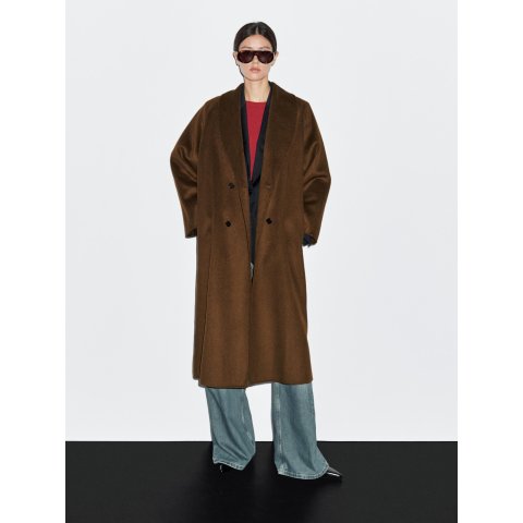 Massimo Dutti焦糖色大衣 