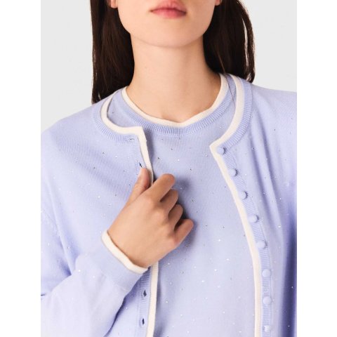 Maje针织开衫 丁香色