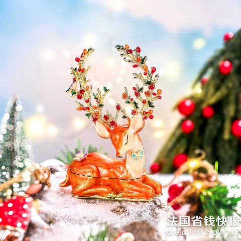 Christmas 驯鹿饰品盒