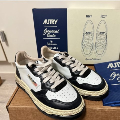 Mihara YasuhiroMIHARA YASUHIRO SUPER VINTAGE 低帮板鞋@掉入小彬坑