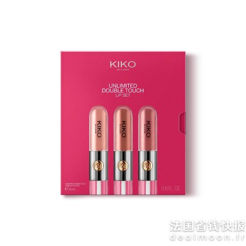 Kiko Milano裸色双头唇釉3支装套装