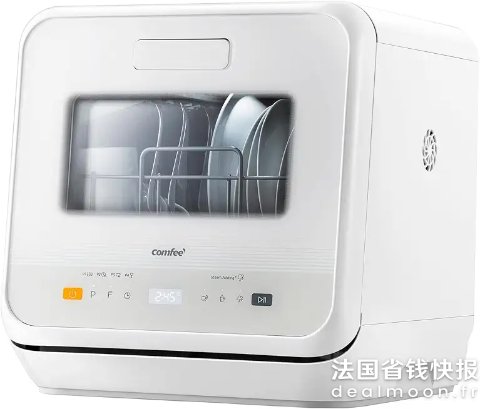 COMFEE  迷你台式洗碗机 白色