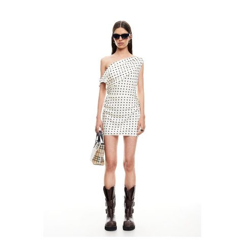 不规则波点 迷你连衣裙