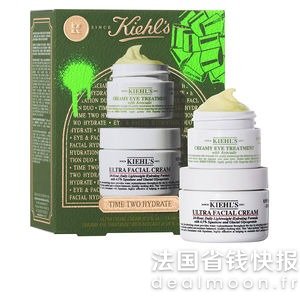 Kiehl s高保湿面霜28ml+牛油果眼霜14ml