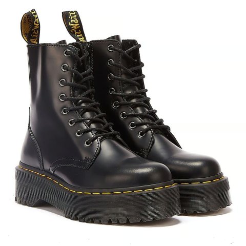Dr. Martens Jadon 女士黑色厚底靴