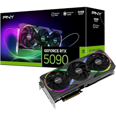 PNYGeForce RTX™ 5090 OC 三风扇显卡