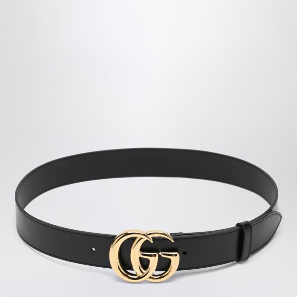 GG Marmont黑色皮带 金扣