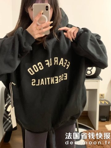 Fear of God保暖抗造 就选它@iamooicetitii ESSENTIALS 抓绒连帽卫衣