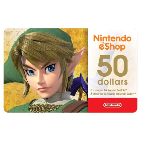 Nintendo eShop 数字礼品卡 