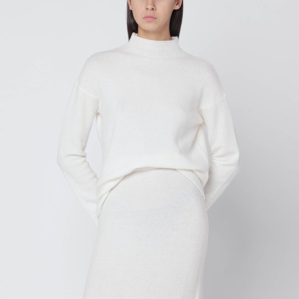 羊绒混纺毛衣 象牙色